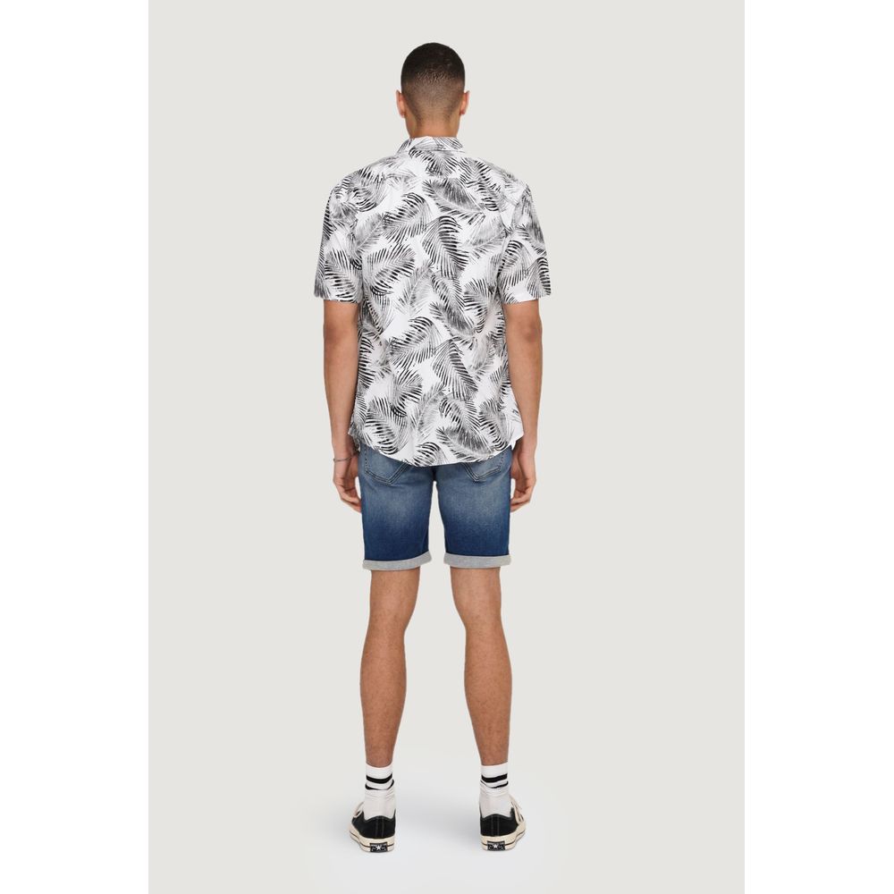Only & Sons white cotton shirt